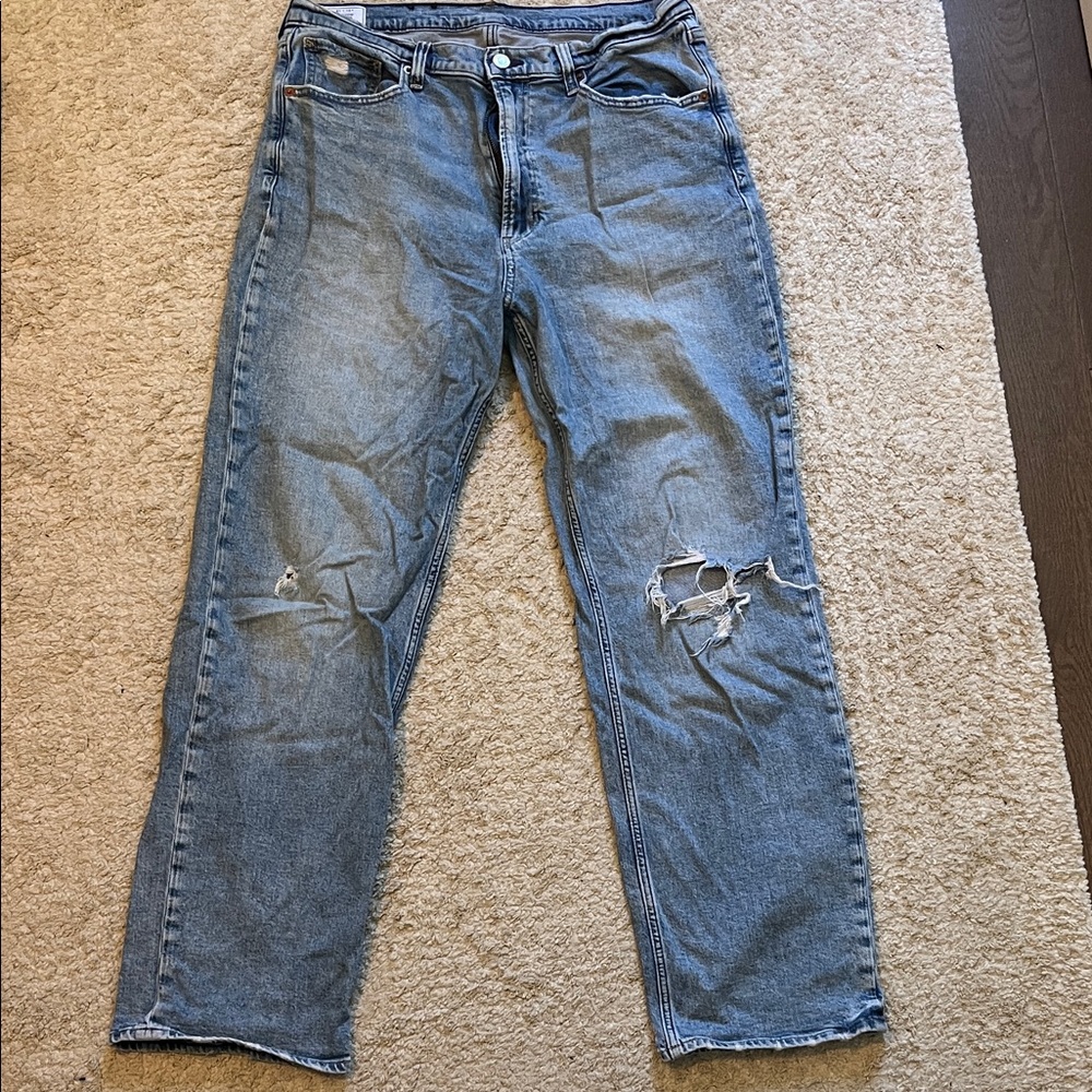 GAP Women's High Rise Jeans - Light Blue